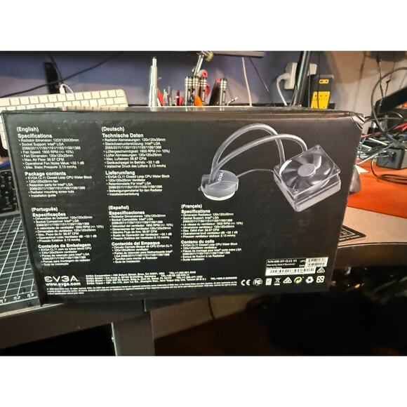 EVGA CLC 120mm Closed Loop CPU Liquid Cooler | Intel LGA Support | Open Box - Picture 2 of 5